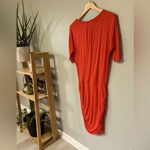 Athleta Solstice dress size small, Bright Orange